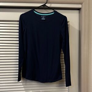 Tek Gear DryTek Women's Dark Blue Long Sleeve Top